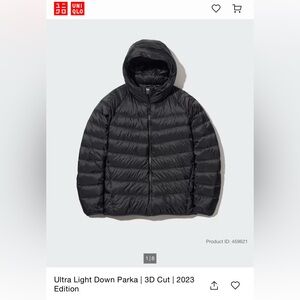 Uniqlo Men's Ultra Light Down Parka - Black